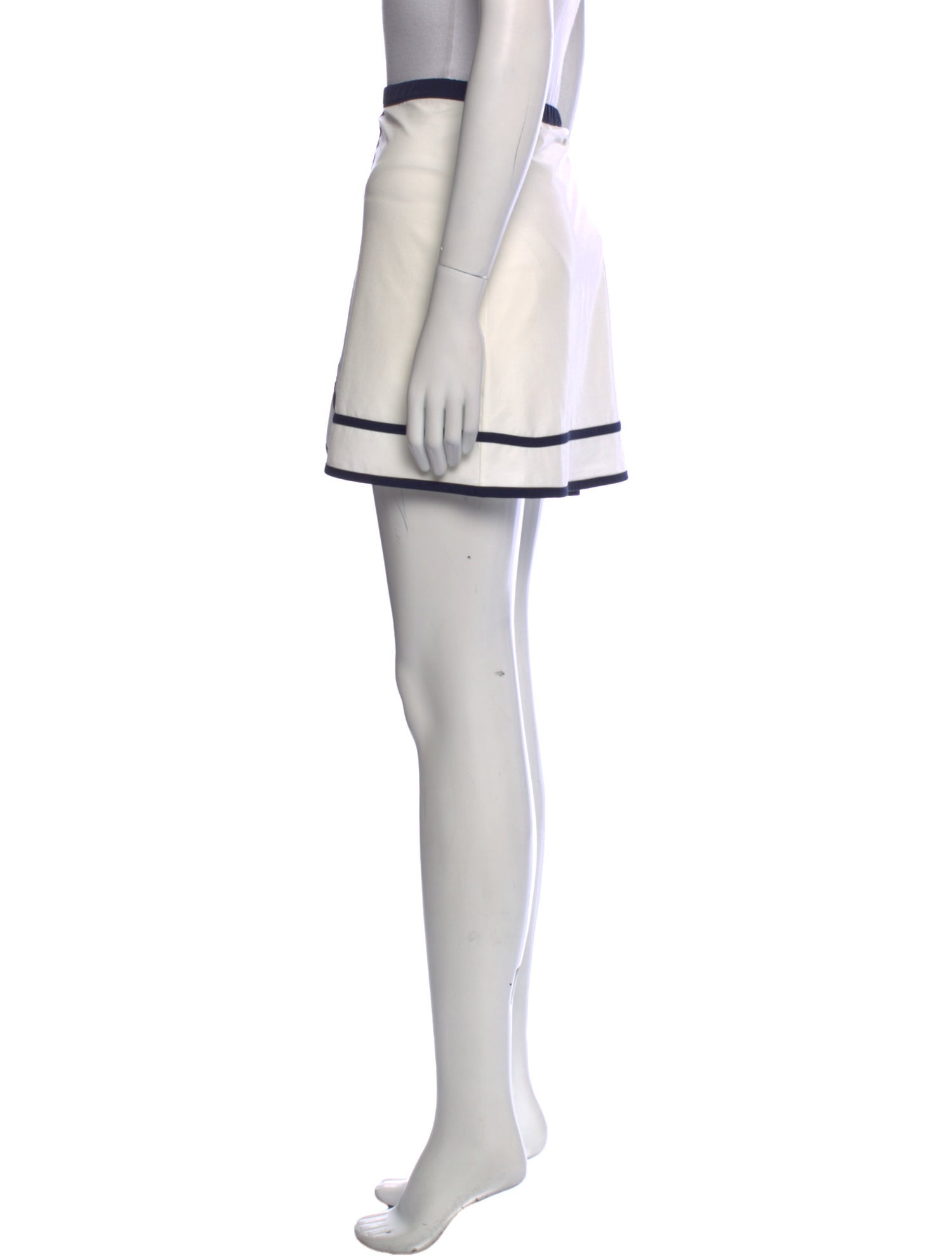 Tory Sport Striped Mini Skirt