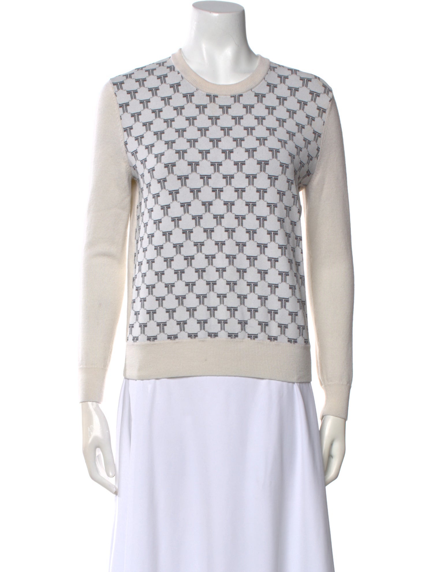 Tory Sport Merino Wool Printed Sweater