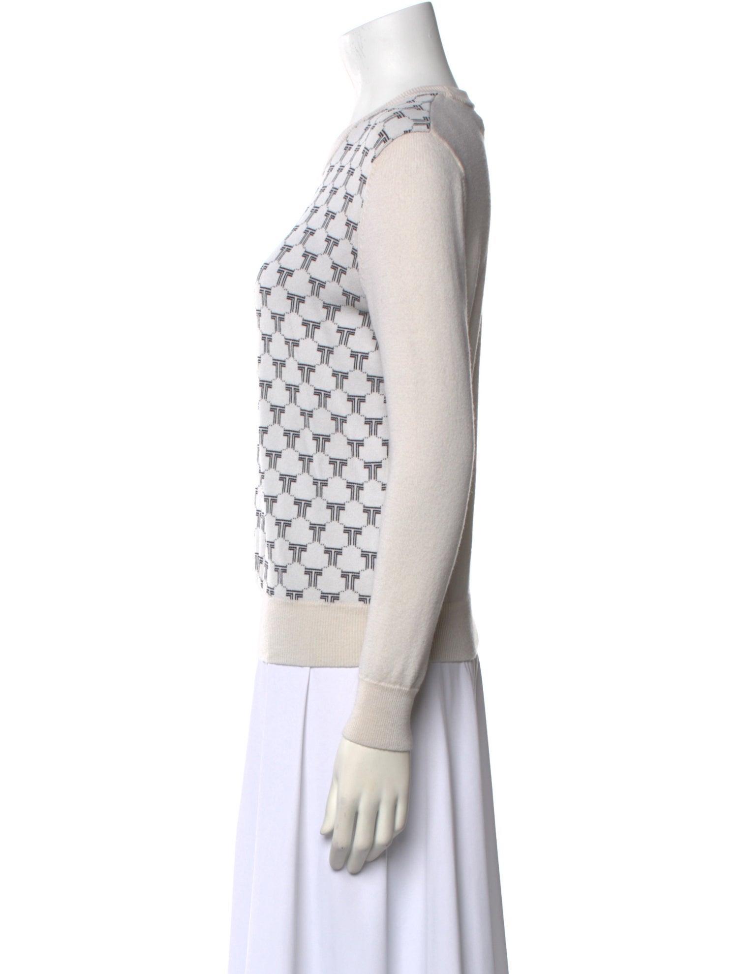 Tory Sport Merino Wool Printed Sweater