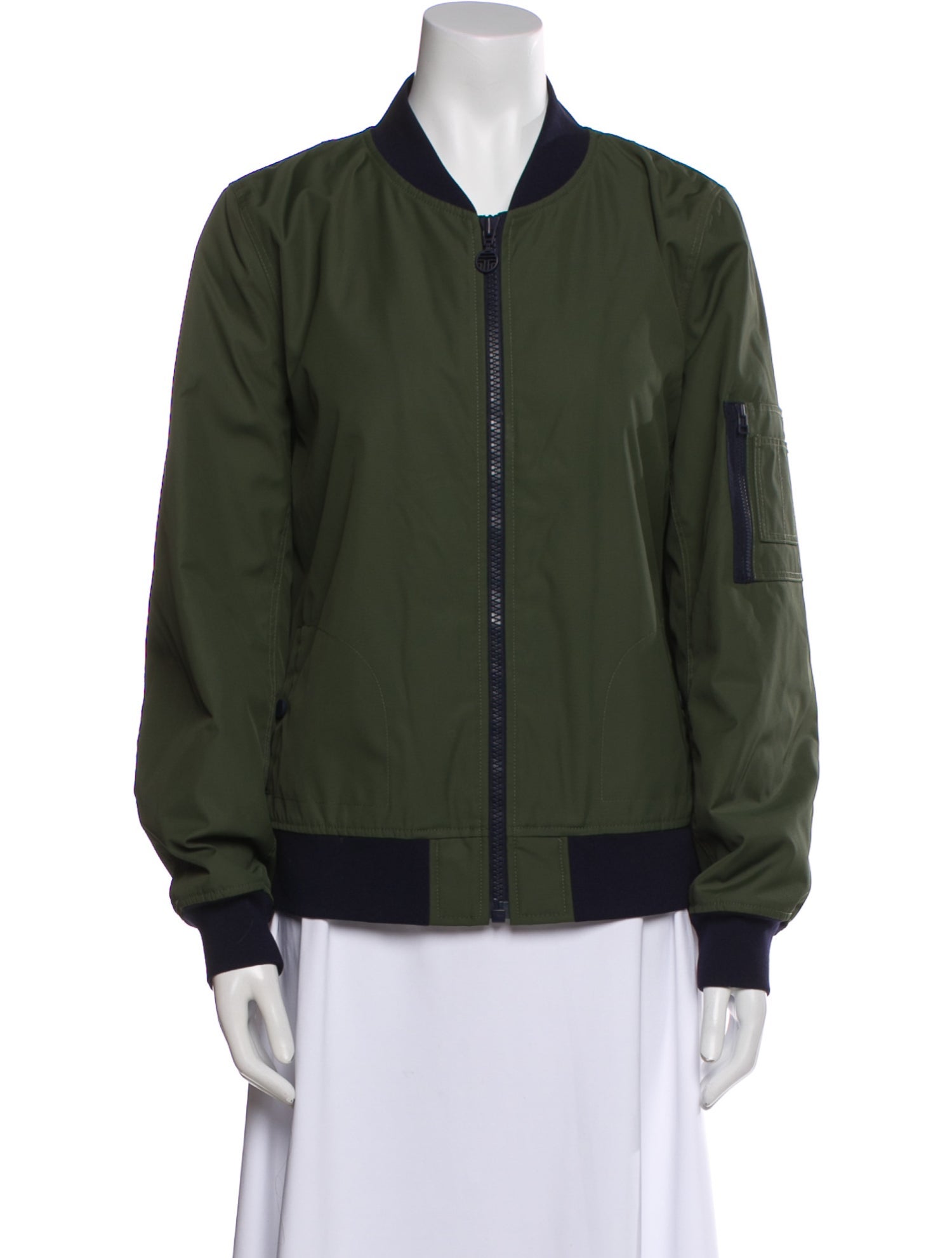 Tory Sport Nylon Bomber Jacket