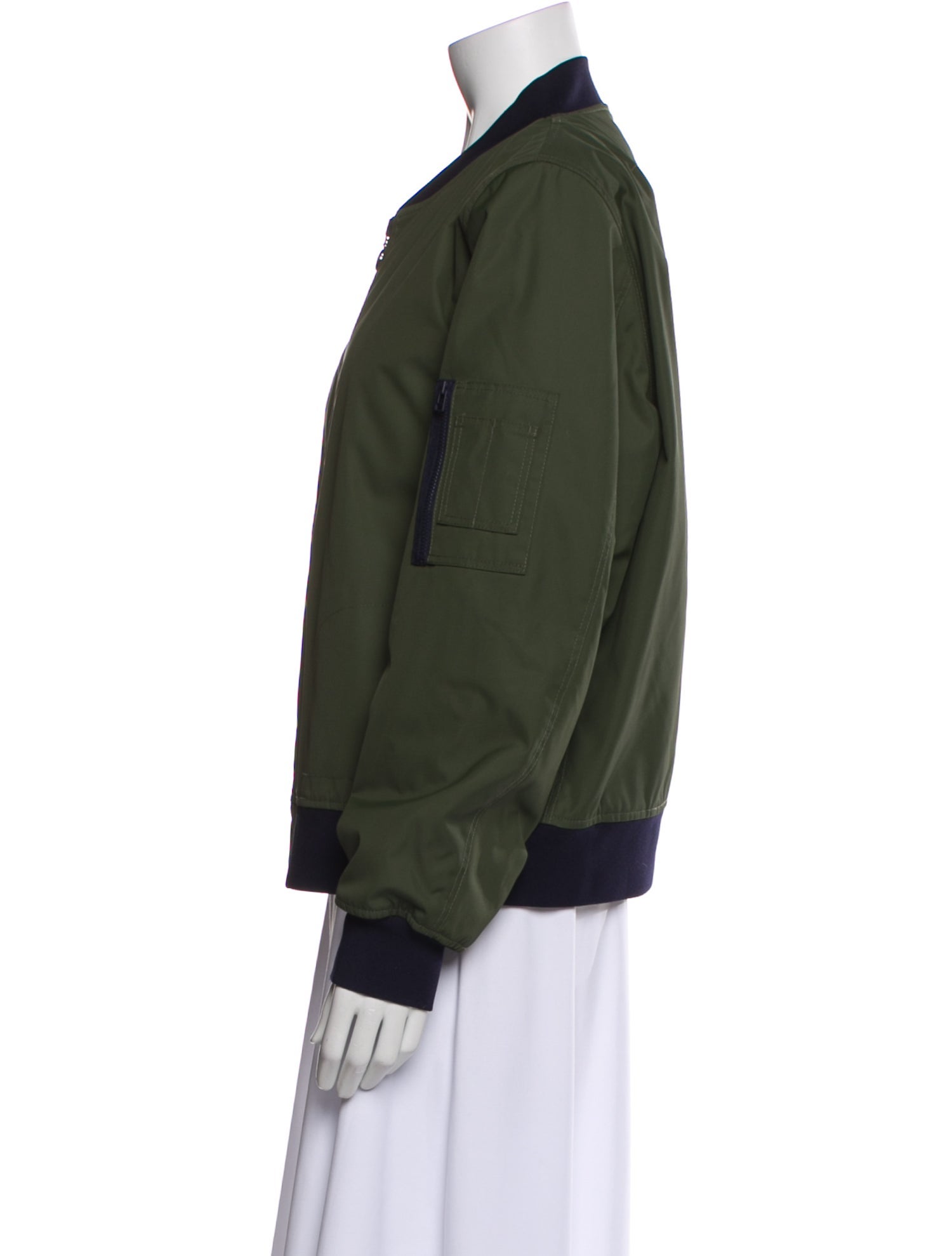 Tory Sport Nylon Bomber Jacket