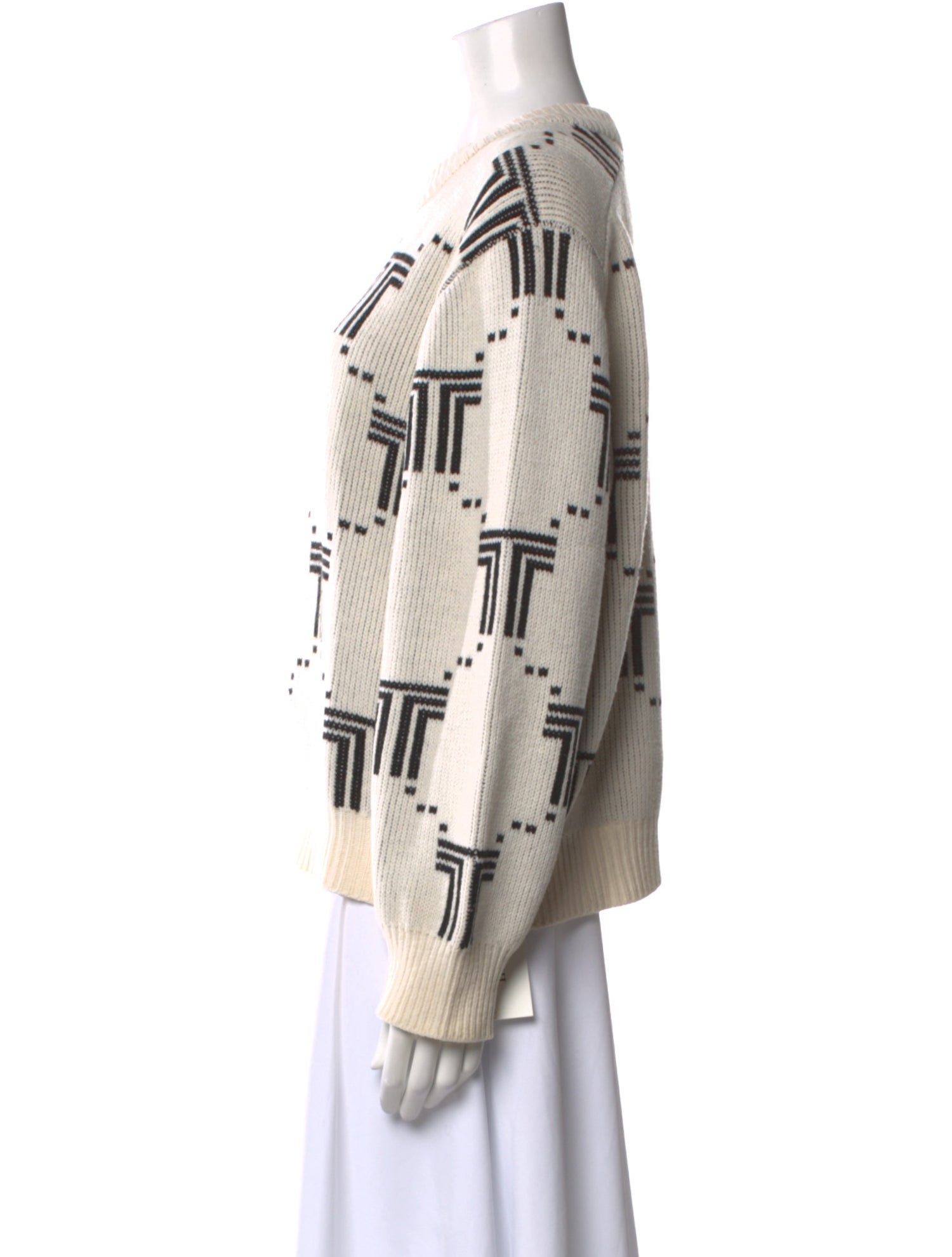 Tory Sport Merino Wool Printed Sweater