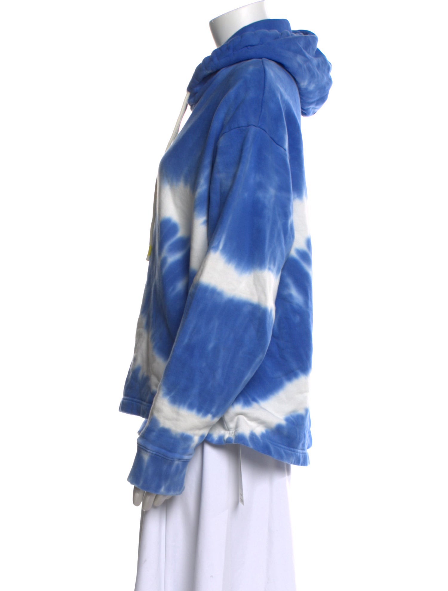 Tory Sport Tie-Dye Print V-Neck Sweatshirt