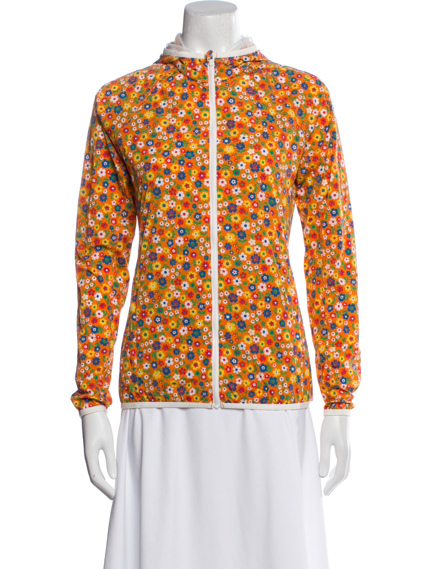 Tory Sport Nylon Floral Print Jacket w/ Tags