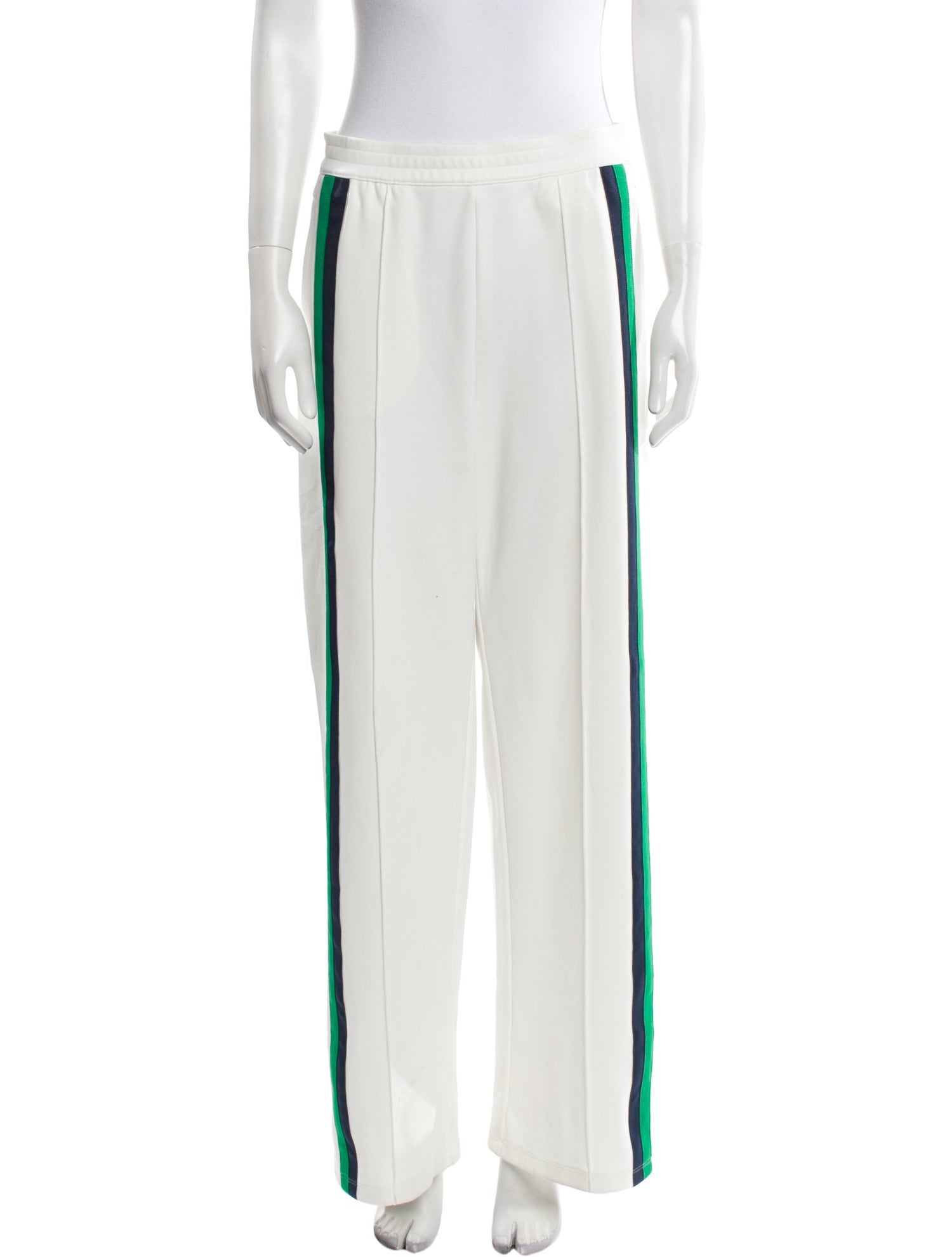 Tory Sport Striped Wide Leg Pants