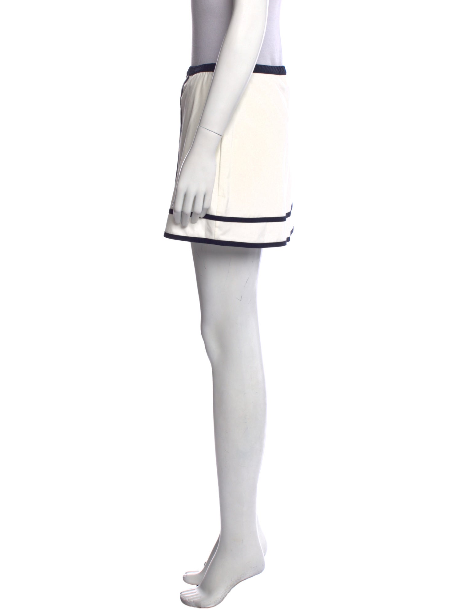 Tory Sport Striped Mini Skirt