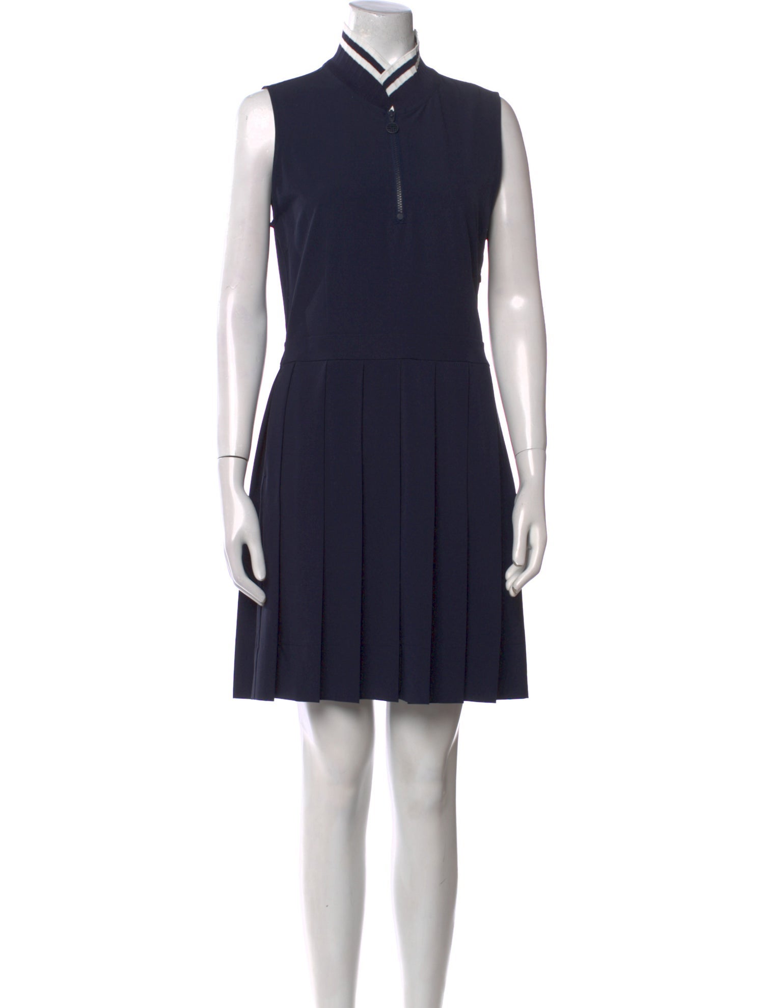 Tory Sport Mock Neck Knee-Length Dress