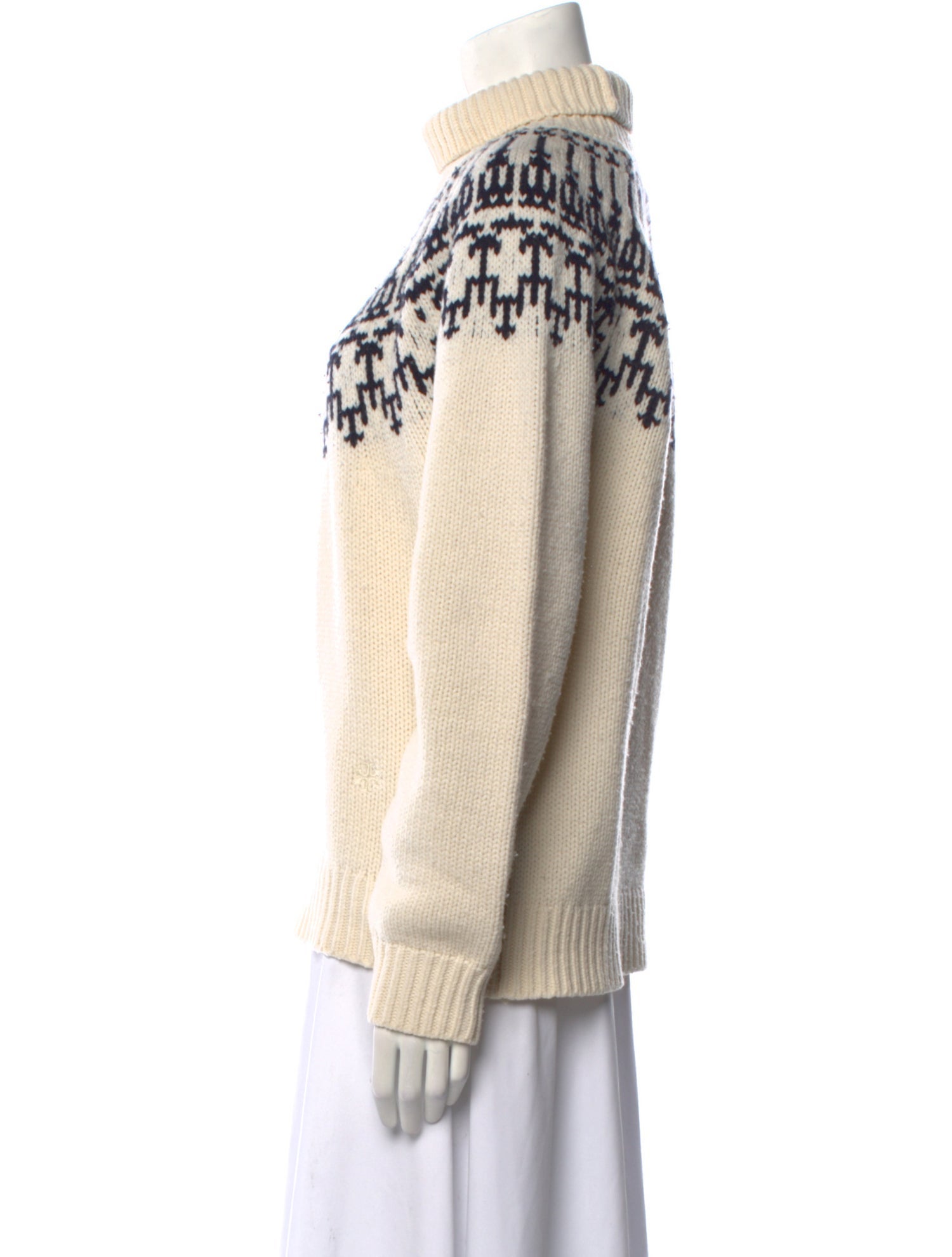 Tory Sport Merino Wool Printed Sweater