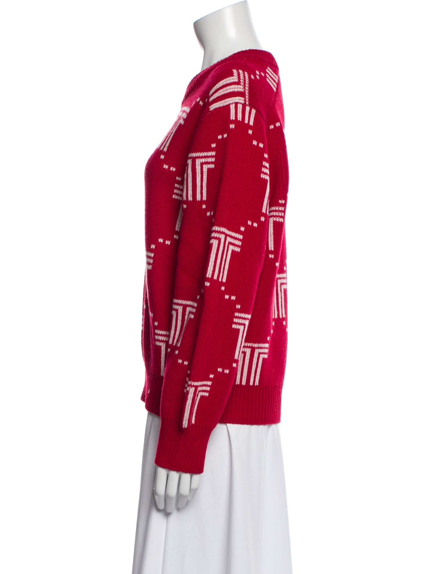 Tory Sport Merino Wool Printed Sweater