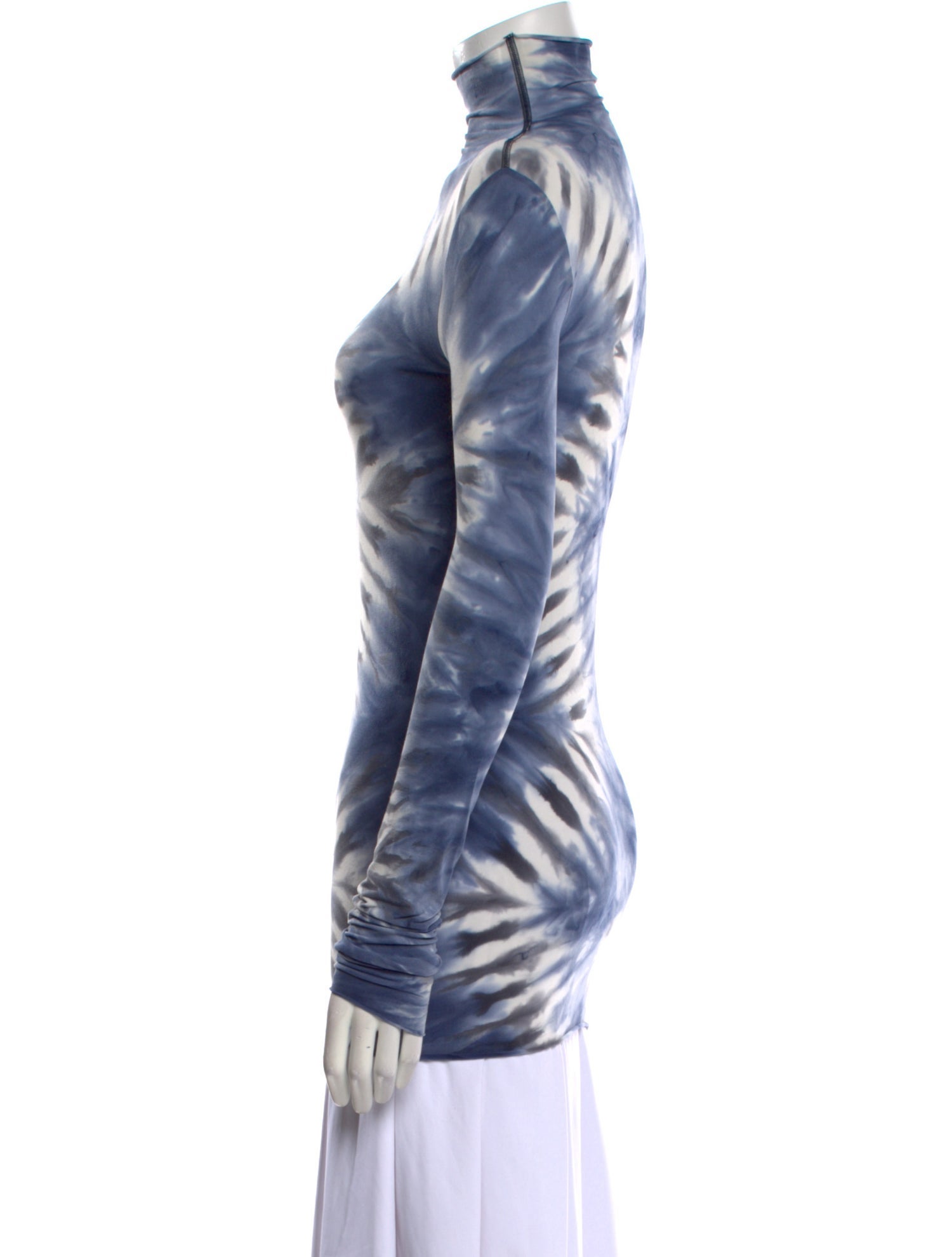 Tory Sport Nylon Tie-Dye Print Sweatshirt