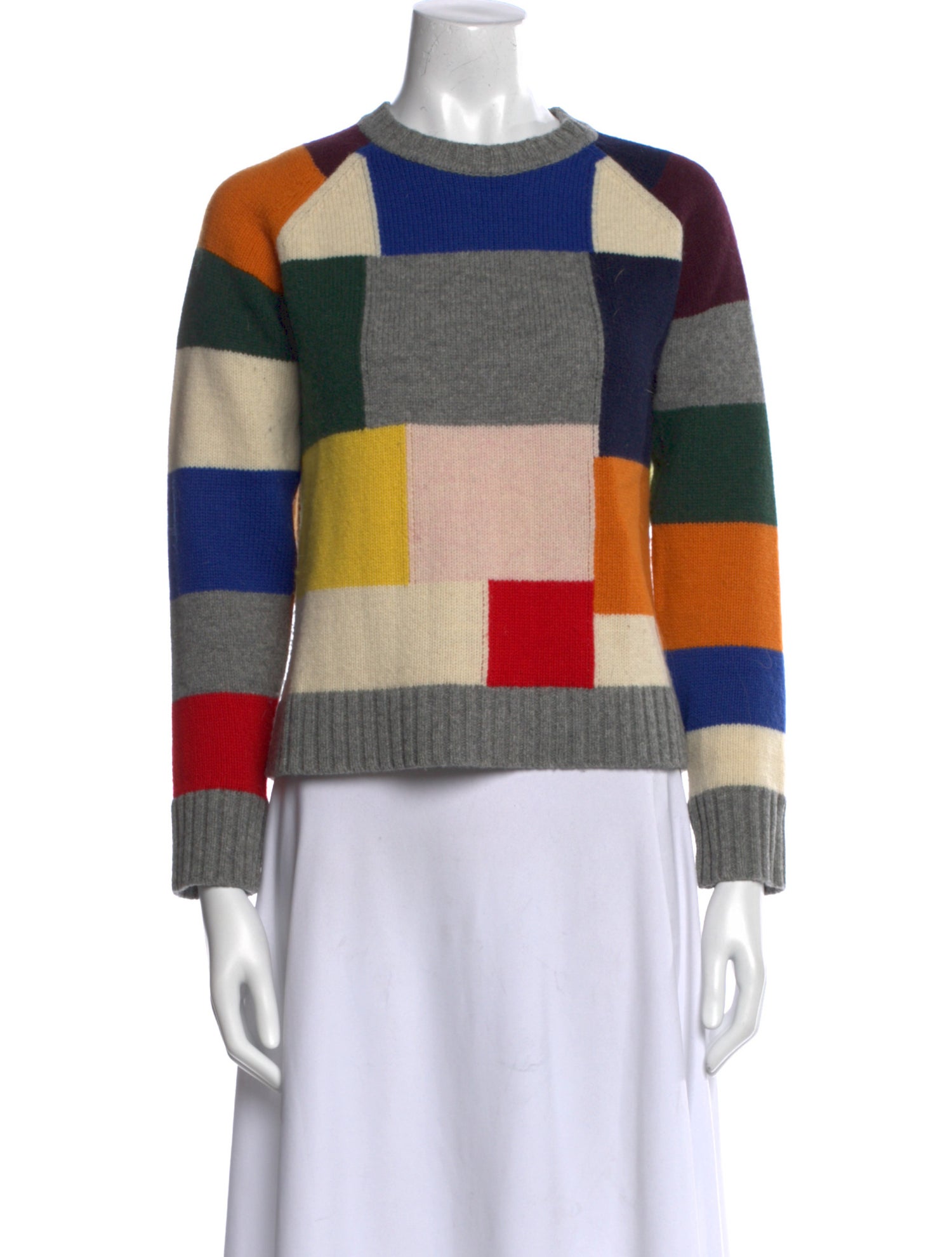 Tory Sport Wool Printed Sweater
