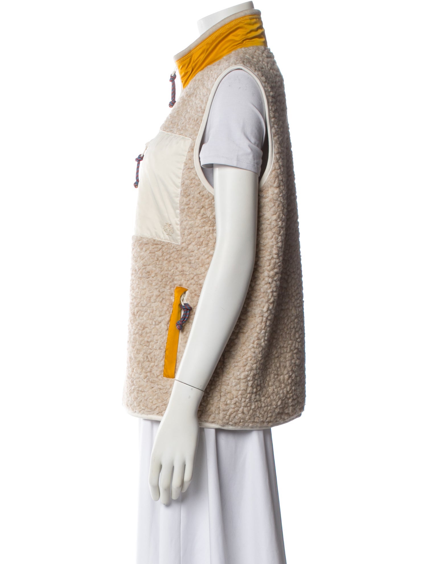 Tory Sport Colorblock Pattern Vest