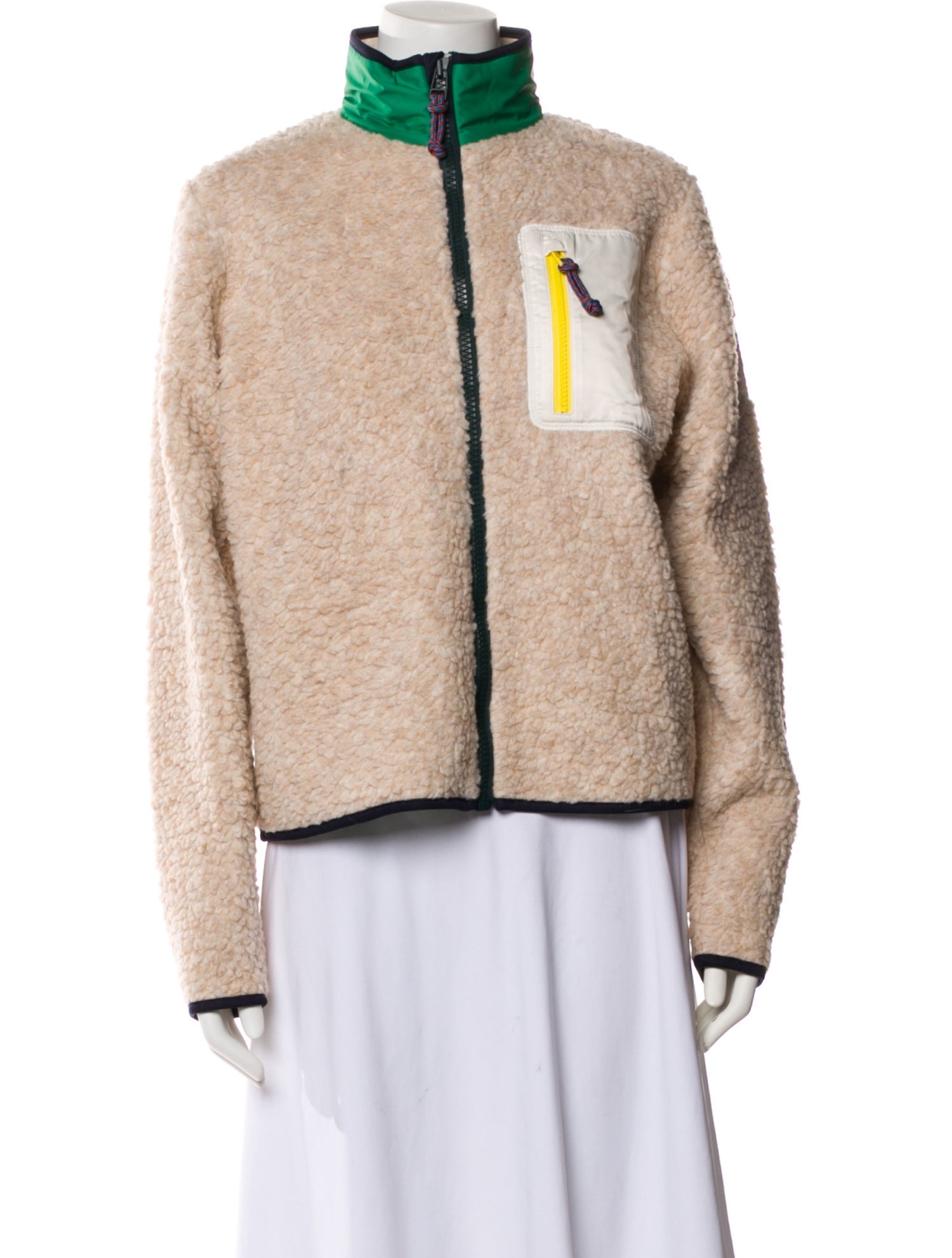 Tory Sport Faux Fur Jacket