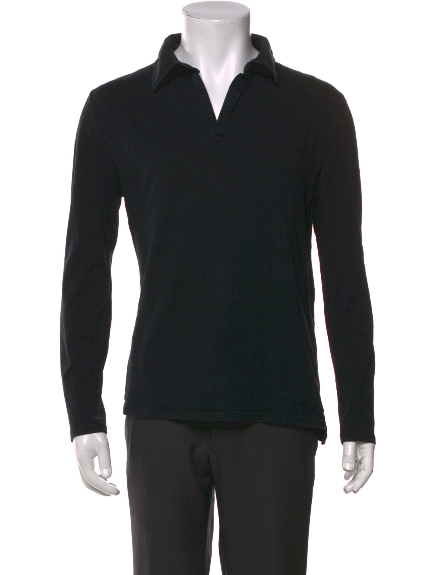 Tiger of Sweden Collar Long Sleeve Polo Shirt