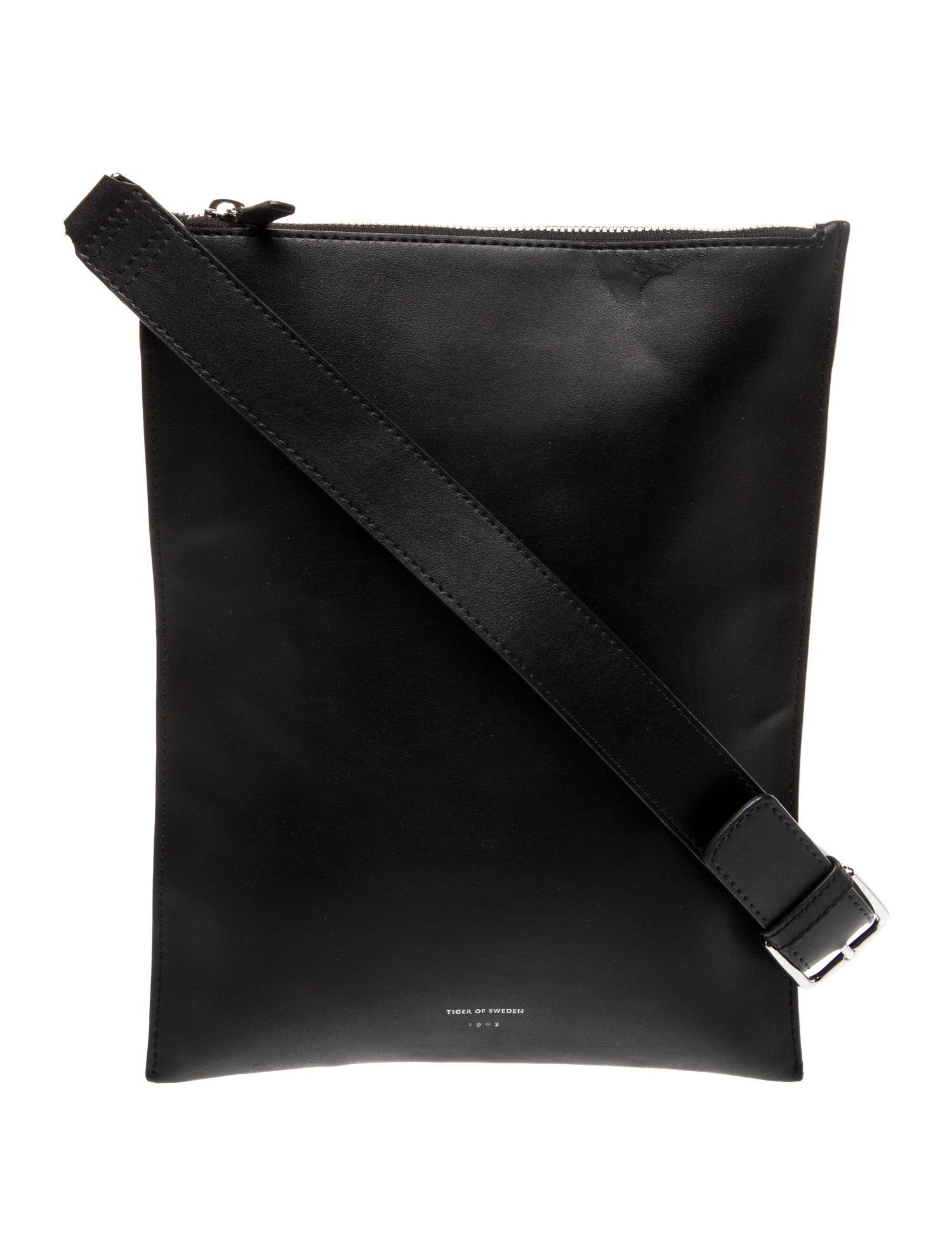 Tiger of Sweden Leather Messenger Bag