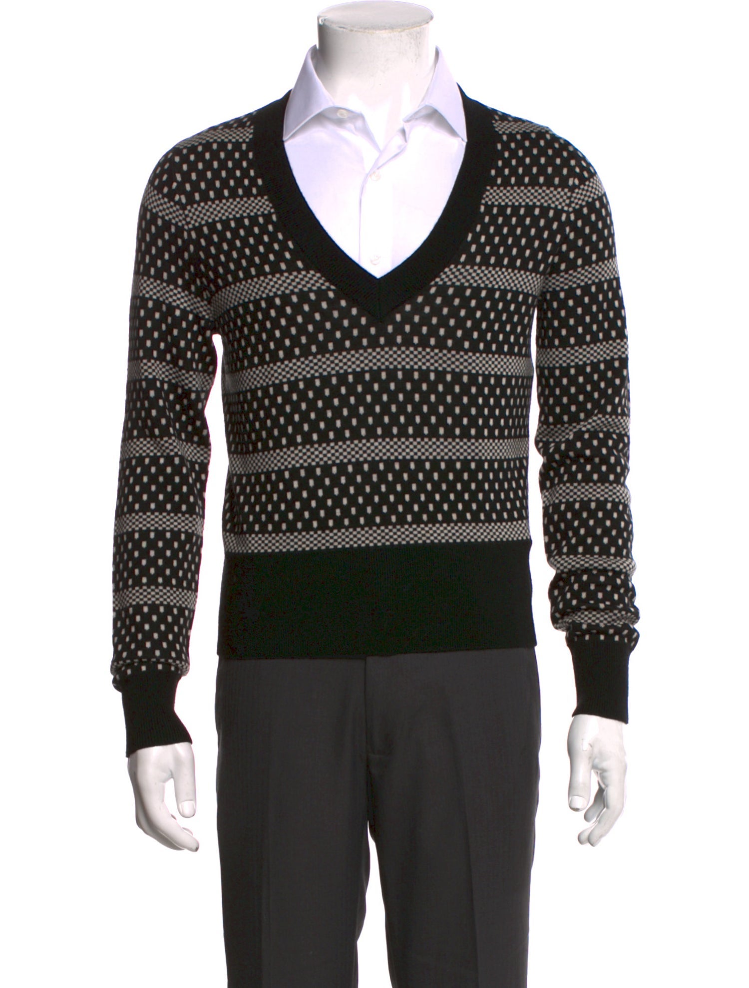 Tiger of Sweden Merino Wool Striped Pullover