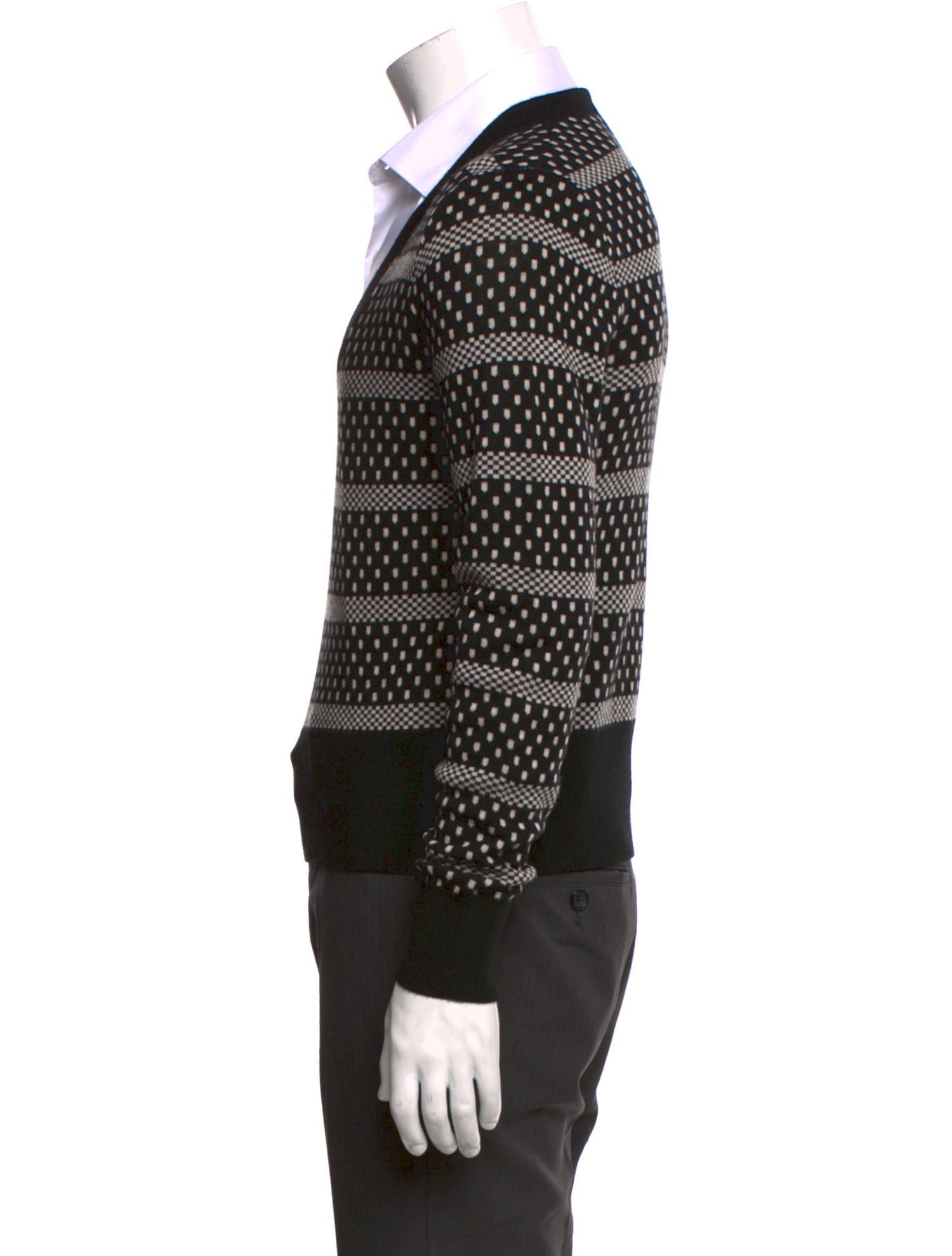 Tiger of Sweden Merino Wool Striped Pullover