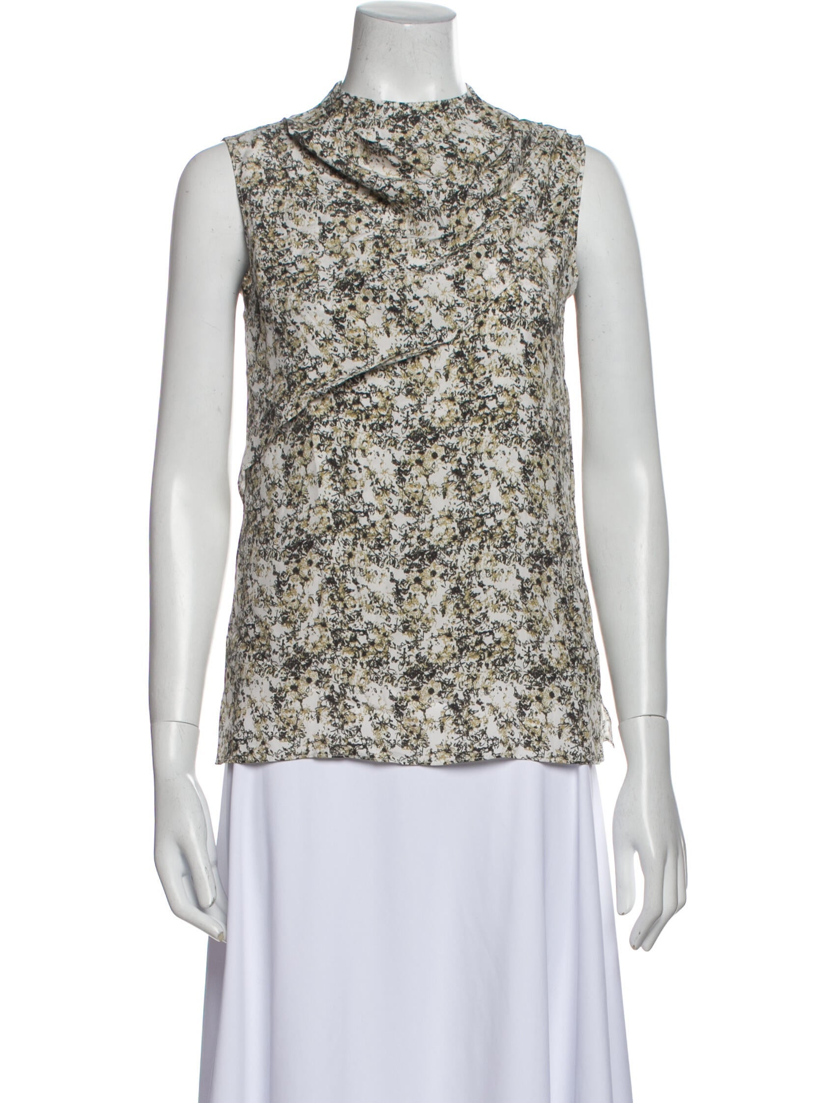 Totokaelo Archive Printed Cowl Neck Top w/ Tags