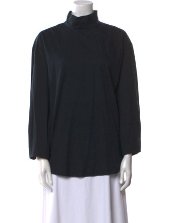 Totokaelo Archive Mock Neck Long Sleeve Blouse