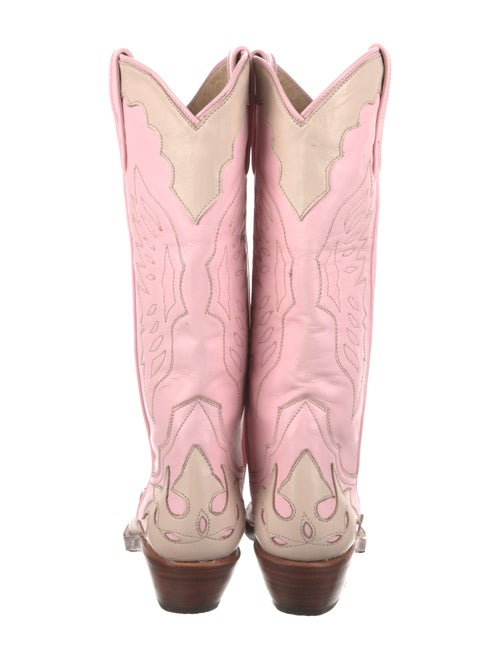 Totokaelo Archive Leather Patterned Western Boots