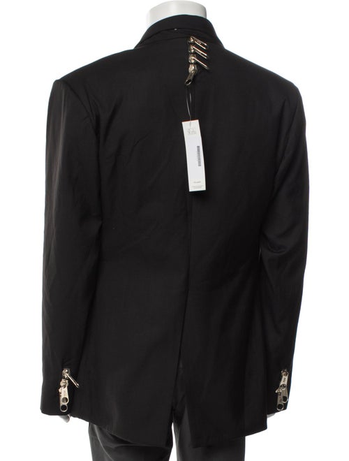 Tokyo James Zipper Embellished Peacoat