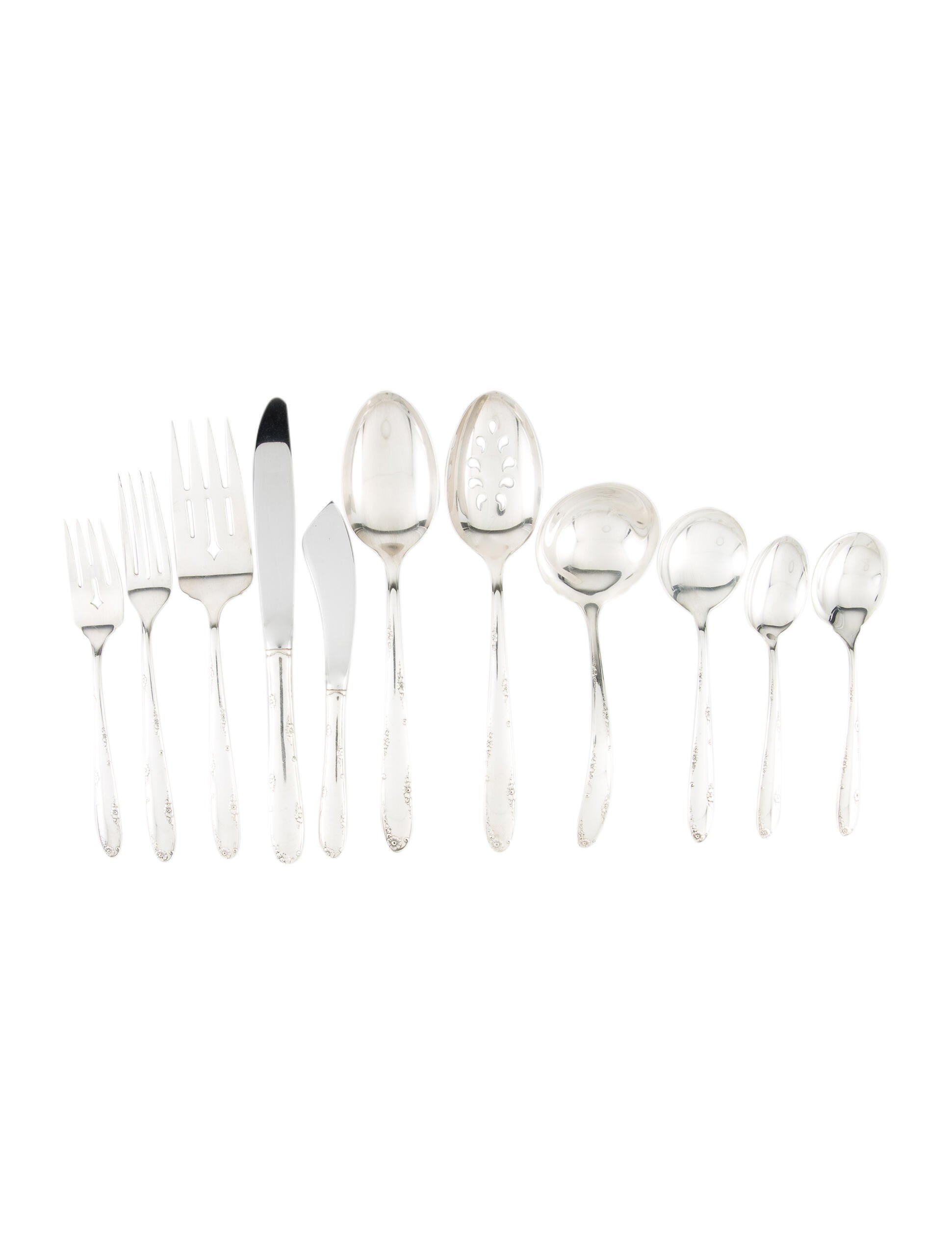 Towle 68Piece Madeira Sterling Flatware Set Silver, 68 pieces Dinnerware & Flatware, Tabletop