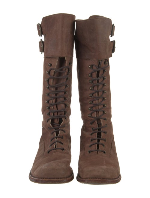 Tony Mora Leather Lace-Up Boots