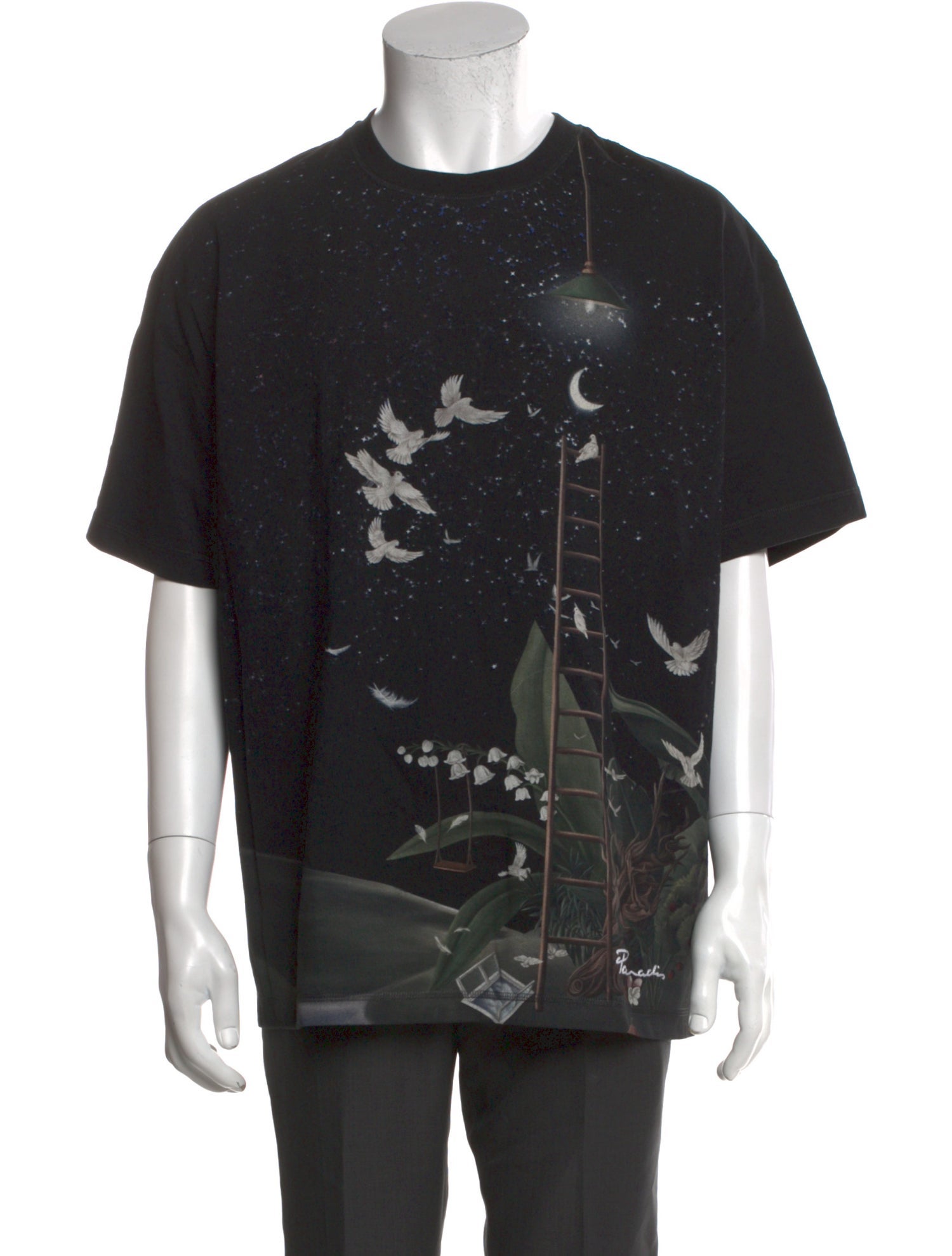 3.PARADIS Printed Crew Neck T-Shirt