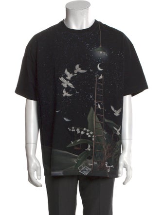 3.PARADIS Printed Crew Neck T-Shirt