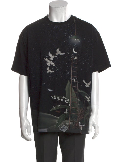 3.PARADIS Printed Crew Neck T-Shirt