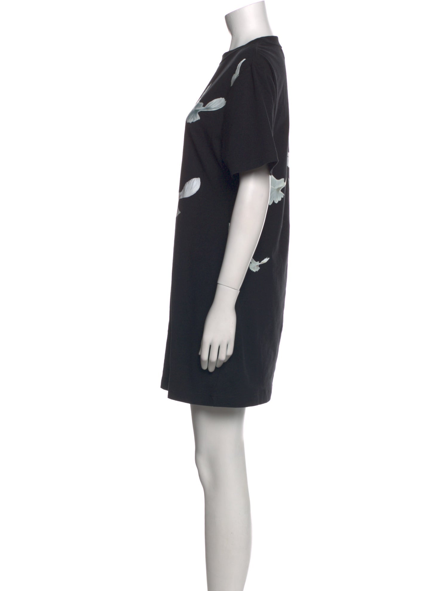 3.PARADIS Crew Neck Mini Dress