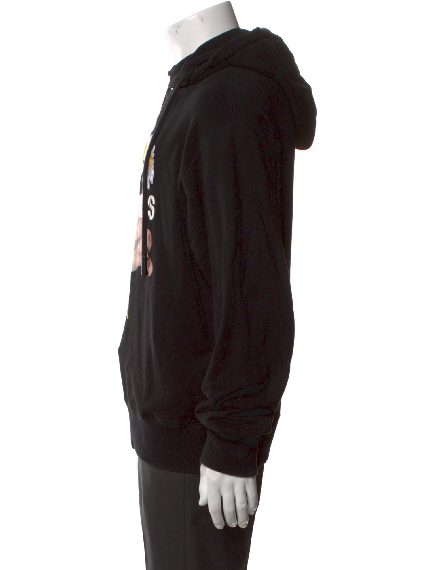 3.PARADIS Graphic Print Crew Neck Hoodie