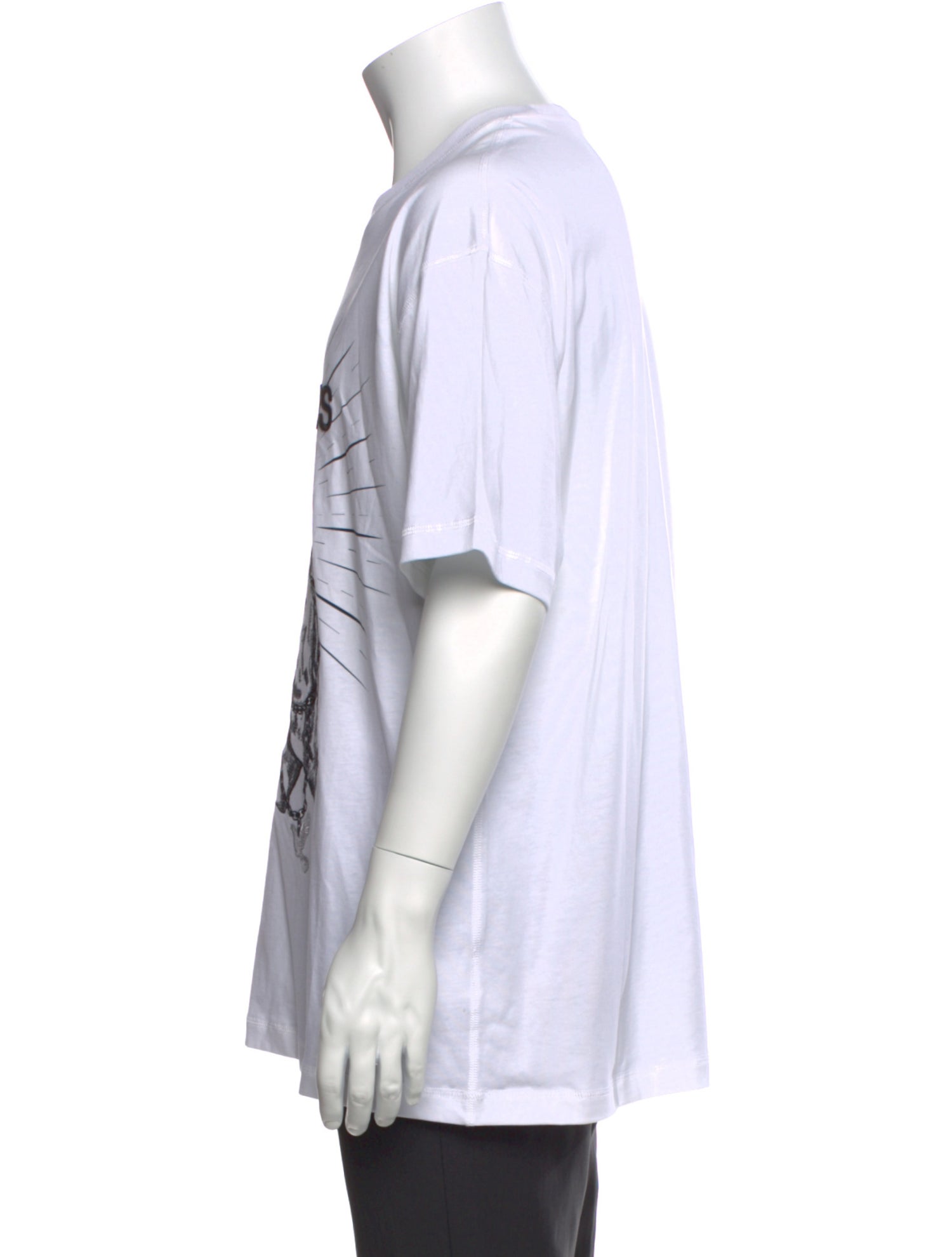 3.PARADIS Graphic Print Crew Neck T-Shirt