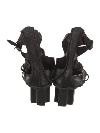 Trippen Leather Gladiator Sandals