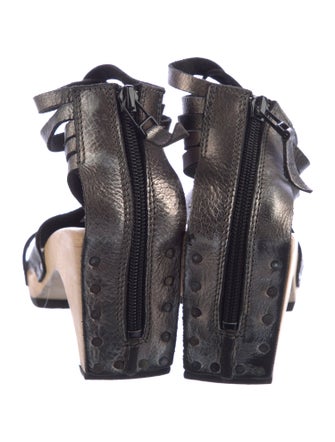 Trippen Leather Slingback Sandals