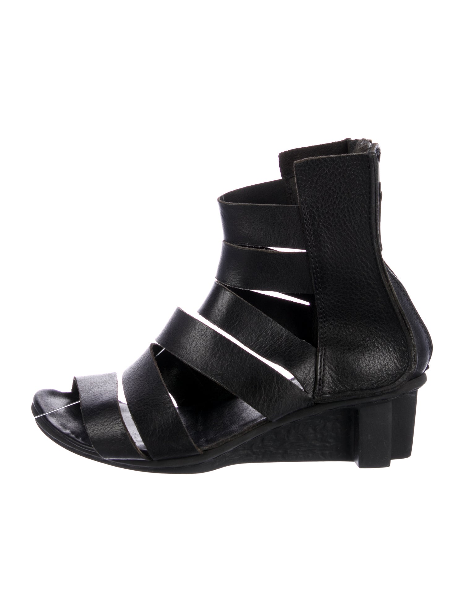 Trippen Leather Gladiator Sandals