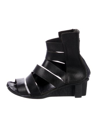 Trippen Leather Gladiator Sandals