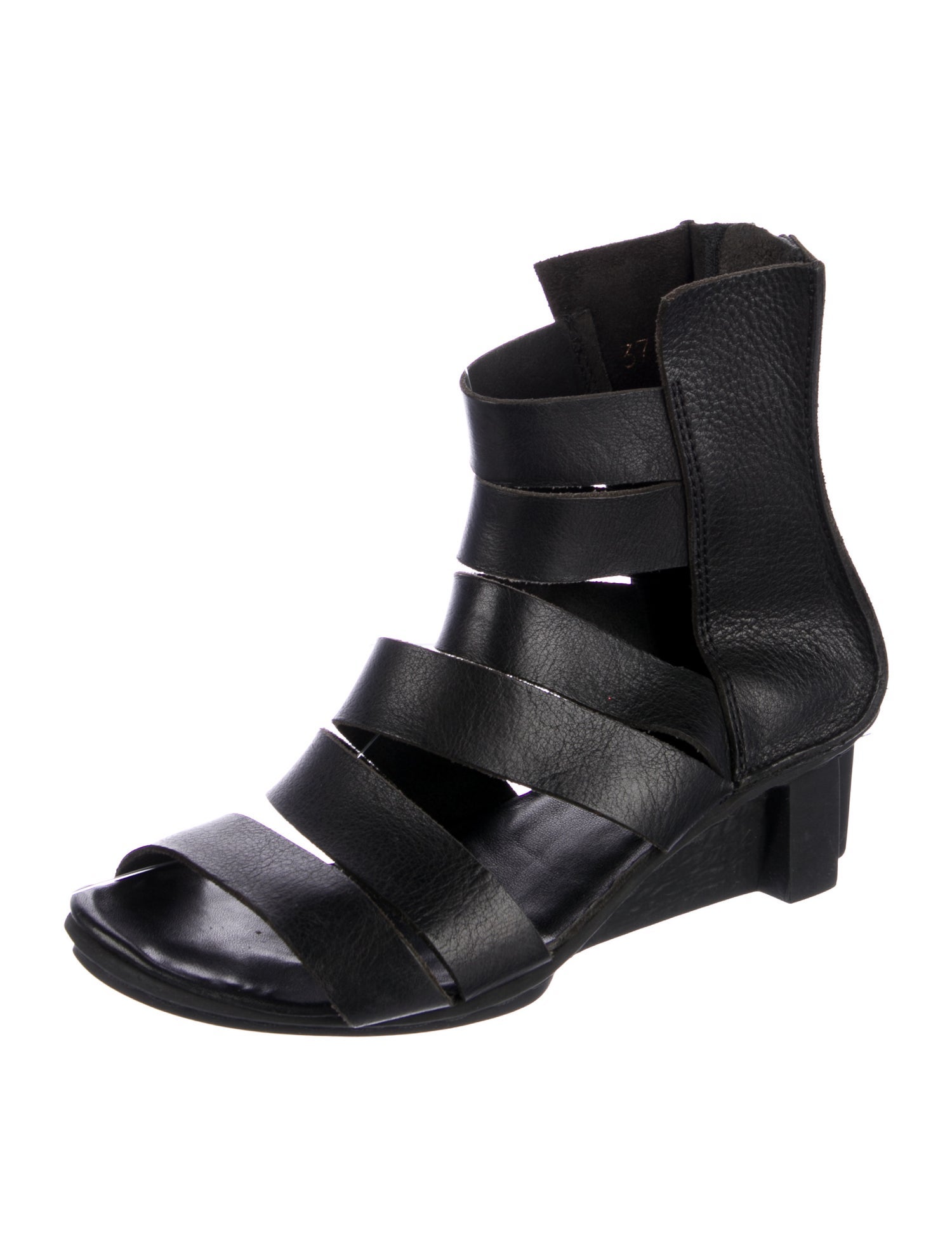 Trippen Leather Gladiator Sandals