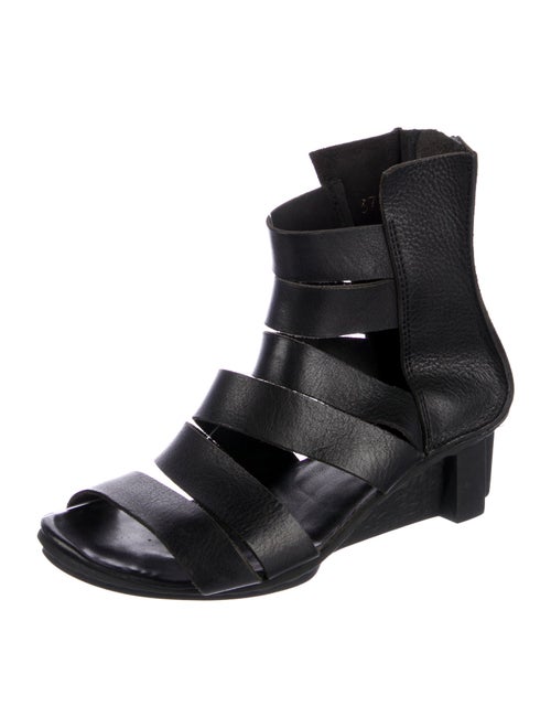 Trippen Leather Gladiator Sandals