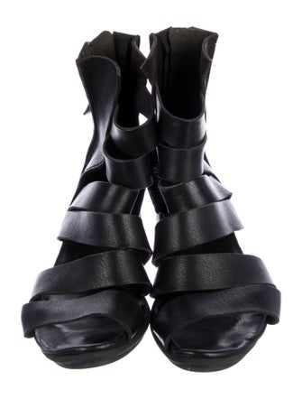 Trippen Leather Gladiator Sandals