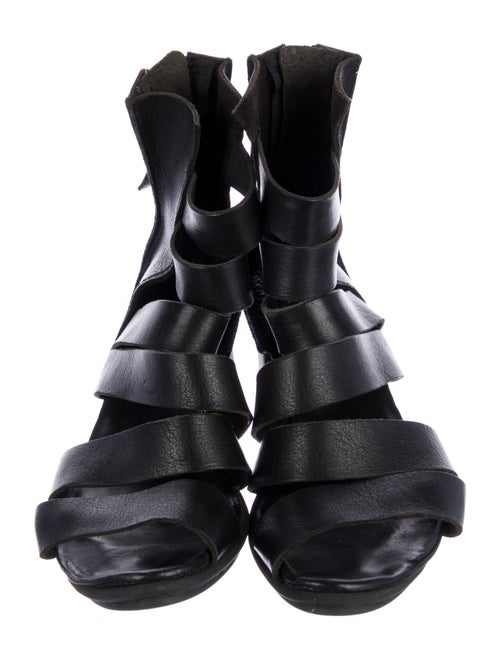 Trippen Leather Gladiator Sandals