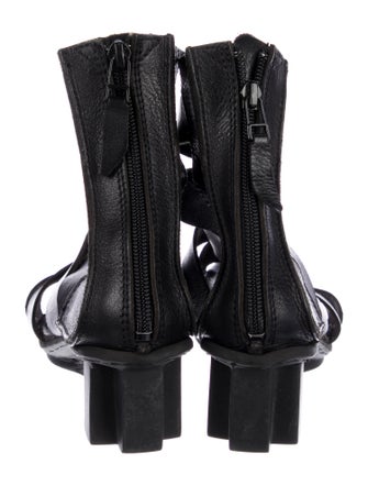 Trippen Leather Gladiator Sandals