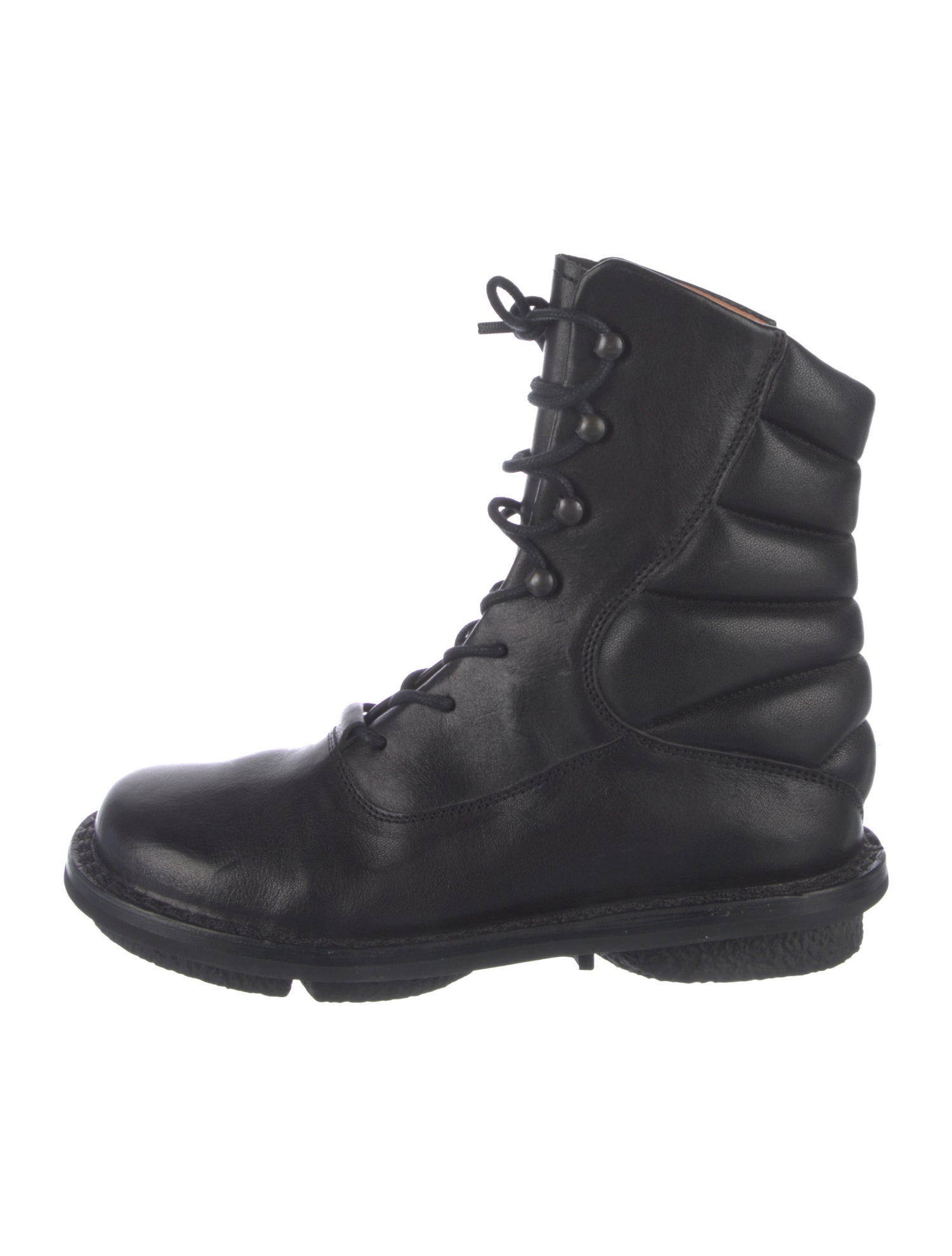 Trippen Leather Combat Boots