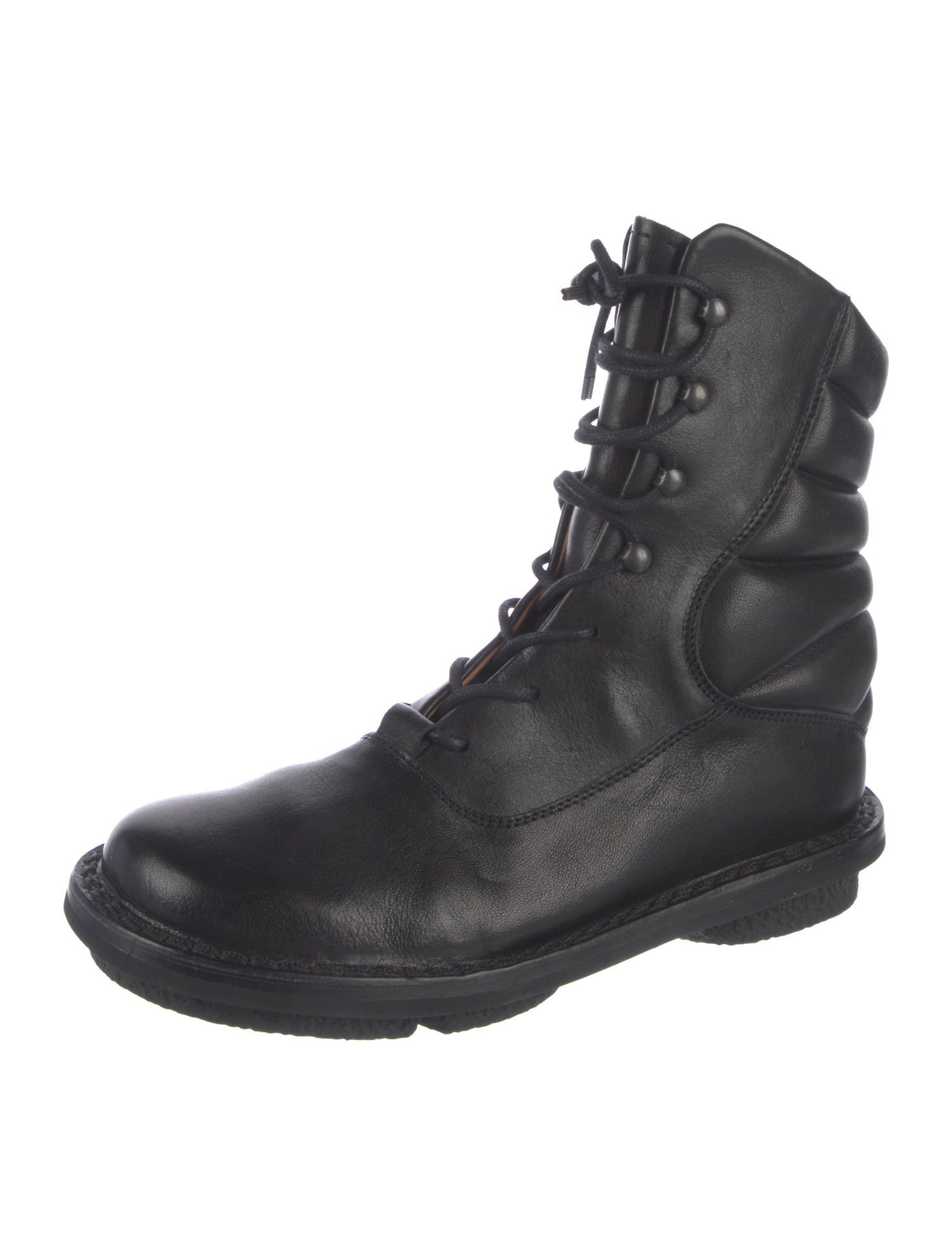 Trippen Leather Combat Boots