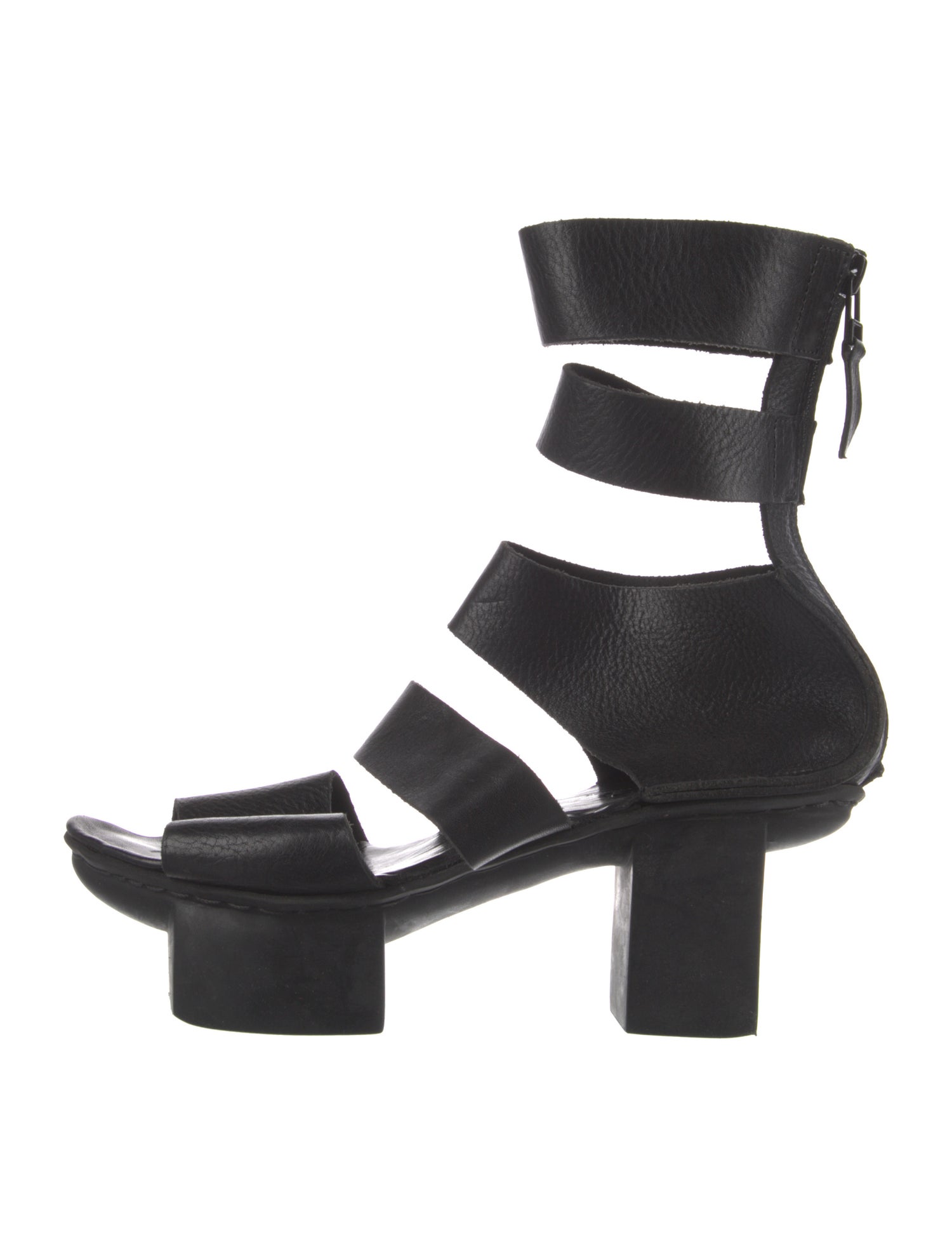 Trippen Leather Gladiator Sandals