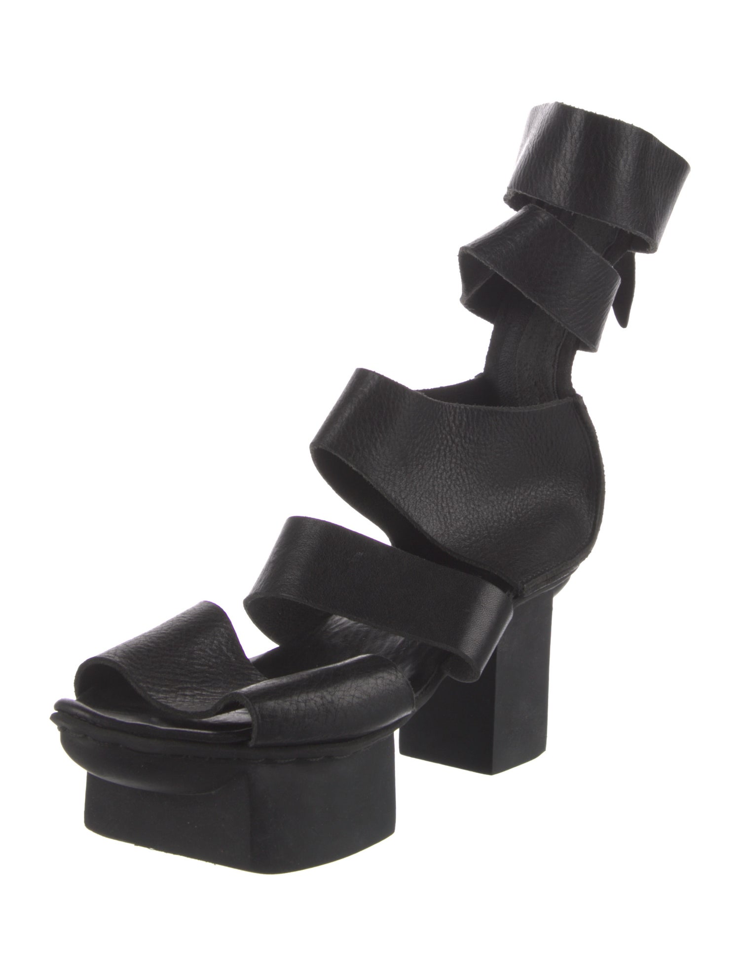 Trippen Leather Gladiator Sandals