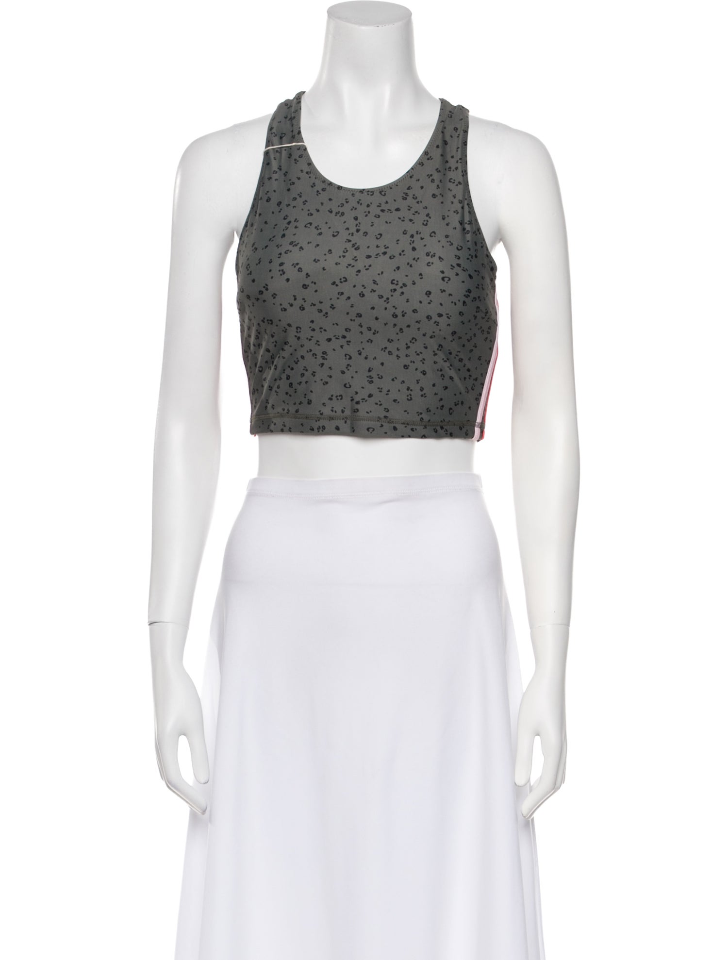 The Upside Printed Scoop Neck Crop Top w/ Tags