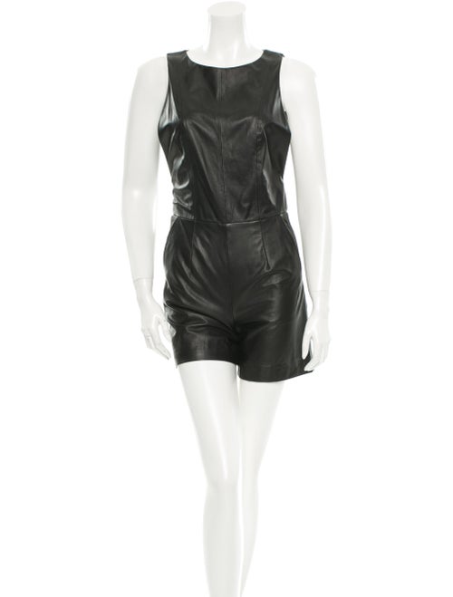 Tamara Mellon Leather Romper