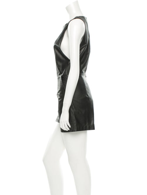 Tamara Mellon Leather Romper