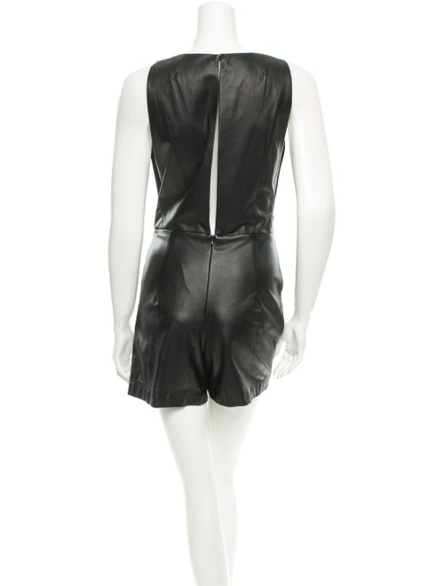 Tamara Mellon Leather Romper